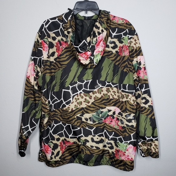 Reason Mixed Safari Camo Anorak Jacket Size Large - Picture 5 of 9